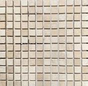 Light Travertine Tumbled Mosaic 30 x 30cm