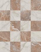 Livingstone Gold &amp; Francia Rosso Chequered 30x30cm image
