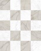 Livingstone Gold &amp; Marmi Carrara Chequered 30x30cm