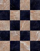 Livingstone Nero &amp; Francia Rosso Chequered 30x30cm image