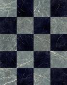 Livingstone Nero &amp; Francia Verde Chequered 30x30cm image