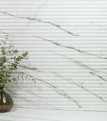 Matcha Green Waves Decor 33x100cm