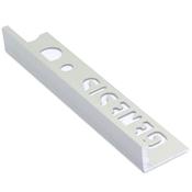 Matt White 10mm Square Edge Tile Trim 2.5m image