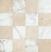 Reve Beige &amp; Blanco Chequered 30x30cm image