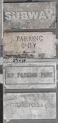 Soho Road Signs 10 x 20cm