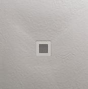 SolidSoft SQUARE CONCRETE Flexible Shower Tray SQUARE DRAIN (Various Sizes Available) - 900x900mm