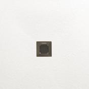 SolidSoft SQUARE WHITE Flexible Shower Tray SQUARE DRAIN (Various Sizes Available) - 1000x1000mm