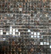 Tan Black Granite Mosaic 30 x 30cm