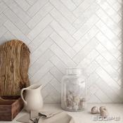 Tribeca Gypsum White 6x25cm image