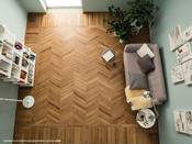 Vintage Dore Chevron