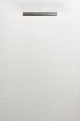 SolidSoft RECTANGULAR WHITE Flexible Shower Tray LINEAR DRAIN (Various Sizes Available) - 900x1400mm image