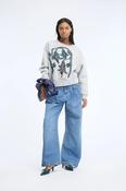 MUNTHE NAKOA LIGHT GREY SWEATSHIRT