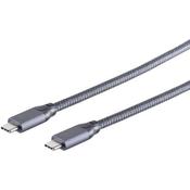 USB C M-M 3.2 Grey 2m Nylon image