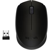 Logitech B170 Wireless Black 3 buttons Mouse image