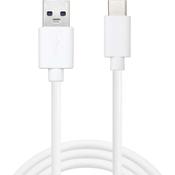 USB C to USB A - Sandberg White Cable image