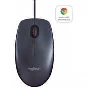 Logitech B100 Optical USB Black or White Mouse image
