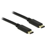 USB C M-M 2m Black DeLock image
