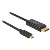 USB C to Display Port M-M 1m DeLock 4k image