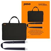 Prevo 15.6" Laptop Bag, Cushioned Lining, With Shoulder Strap, Black or Grey image
