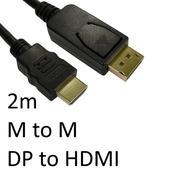 Display Port M to HDMI M - 2m (HDHDPORT-005-2M) image