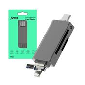 Prevo CR312 USB 2.0, USB Type-C and Lightning Card Reader image