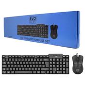 Evo Labs CM-500UK USB Keyboard and Mouse Kit - (Schools only) image