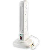 UK Power Extension, 2m, 10 UK Ports - Surge Protection image