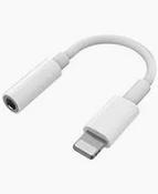 3.5 Audio to Lightning Grey or White Adapter image