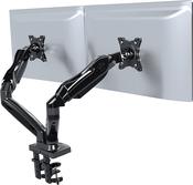 Invision Dual Monitor Arm Mount – Ergonomic Height Assisted (Gas Powered). image