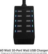 10 Port Rapid Desktop USB Charger image