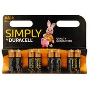 Duracell Pack of 8 AA Batteries image