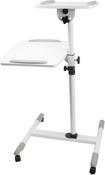 Proper Adjustable Trolley for Laptop and Projector White
