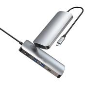 Prevo 4 in 1 Hub - USB C to HDMI, GB LAN, Free Phone Charger image