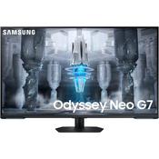 Samsung - (43") 3840 x 2160 pixels 4K Ultra HD LED Black, White LS43CG700NUXEN image