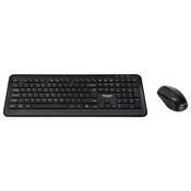 Full-size Wireless Keyboard and Mouse Combo - Black (UK) AKM610UK image