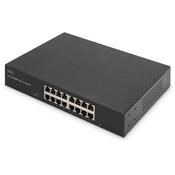 DIGITUS Switch 16-Port Gigabit, 19" Unmanaged - DN-80112-2