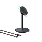 Anker MagGo Wireless Charger, 15W MagSafe Charger Wireless Charging Stand with USB-C Cable, Qi2 image