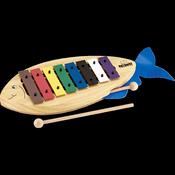 NINO C Major Scale Glockenspiel, Pine Wood, Color-Coated Metal Keys image