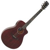 Vintage Pacific Coast Electro Acoustic - Claret Red VEC300CR