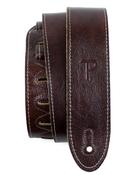 Perris 2” Chocolate Brown Deluxe Italian Leather Strap