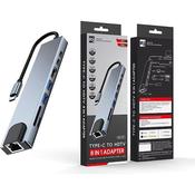 R8 AH-07 Type-C to HDTV 8 in 1 Adapter