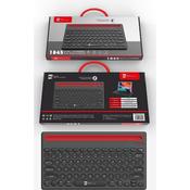 R8, 1845, Rechargeable 2.4G &amp; Bluetooth Wireless Keyboard - Black image