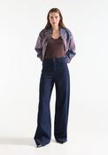 Jansen Amsterdam - Jane Jeans – Dark Blue Wide-Leg Denim - UK 14 / XL / 42