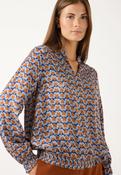 More &amp; More Satin Blouse with Heart Print - Uk 14/ 40 image