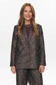 Numph Nulika Suit Blazer in Black Coffee - UK 12/38/L
