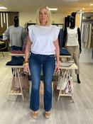 Para Mi Jade Drift Blue Flare Jeans - 40/UK 14 Leg 32" image