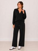 Yaya Zip Lounge Set Black - MED/10-12 image