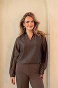 Kimara Pelle Blouse - Brown - L/14 image
