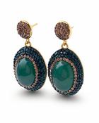 Gabby Emerald Gemstone earrings image