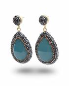 Fiona Blue Premium Earrings image